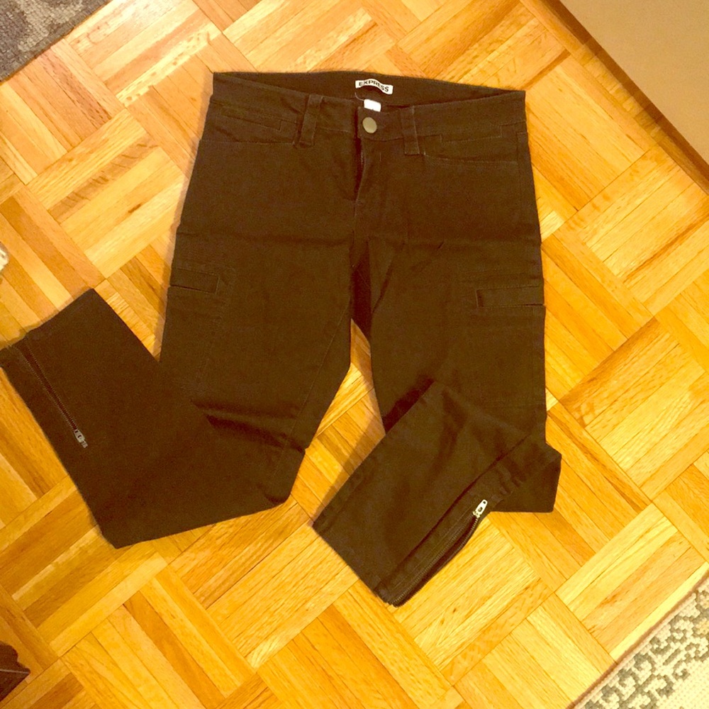NWOT Size 4 Express Pants Olive Green
